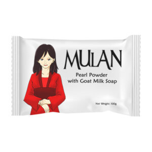 MULAN Pearl Powder + Goat Milk Soap 100g